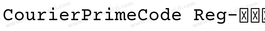 CourierPrimeCode Reg字体转换